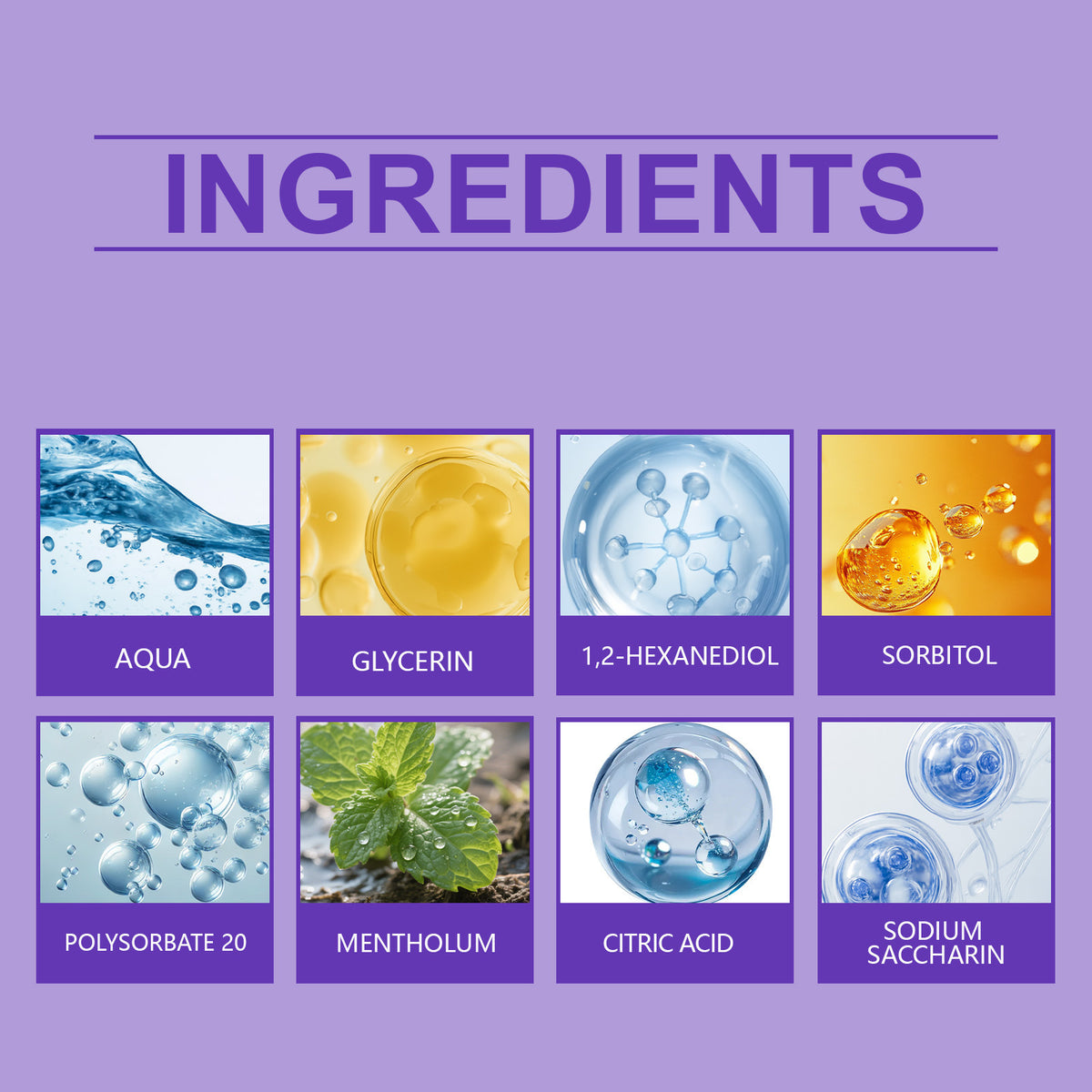 Purple Fresh Mouthwash Packets - Fresh Breath Anywhere